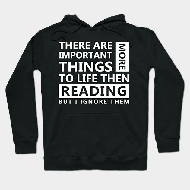 Reading Love Hoodie by Skymann